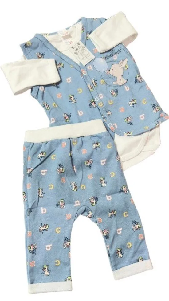 Гащеризони , комплекти , блузки , панталонки Комплект боди, панталонки и елече