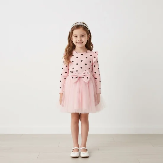 Рокля с дълъг ръкав