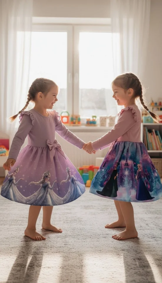 Рокля с дълъг ръкав  