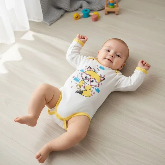 Боди с дълъг ръкав 