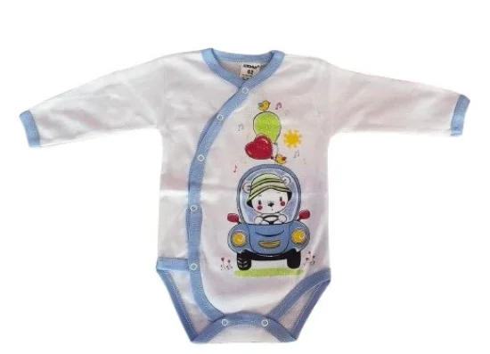 Бодита,бельо Бебешко боди с дълъг ръкав 