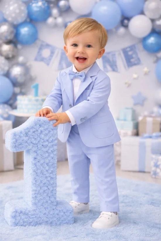 Официални дрешки Официален комплект в светло син цвят