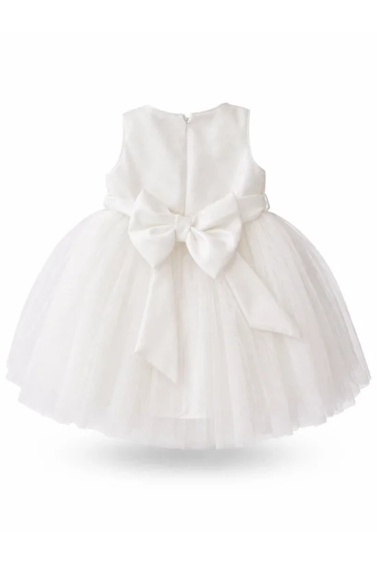 Официална рокля в бял цвят