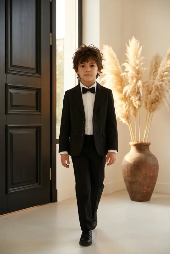 Официални дрешки Официален костюм в черен цвят