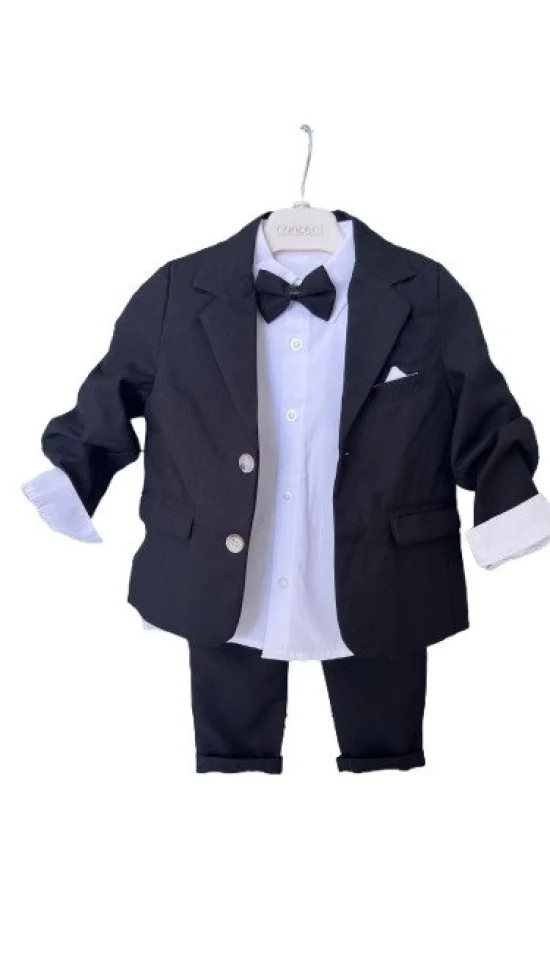 Официален костюм в черен цвят