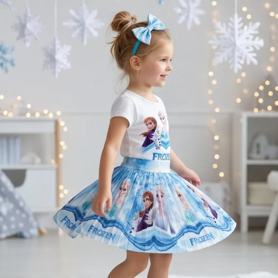 Комплект Frozen в синьо