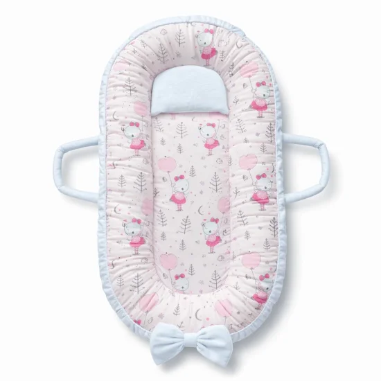 Бебешки Гнезда Гнездо за бебе с розови мечета
